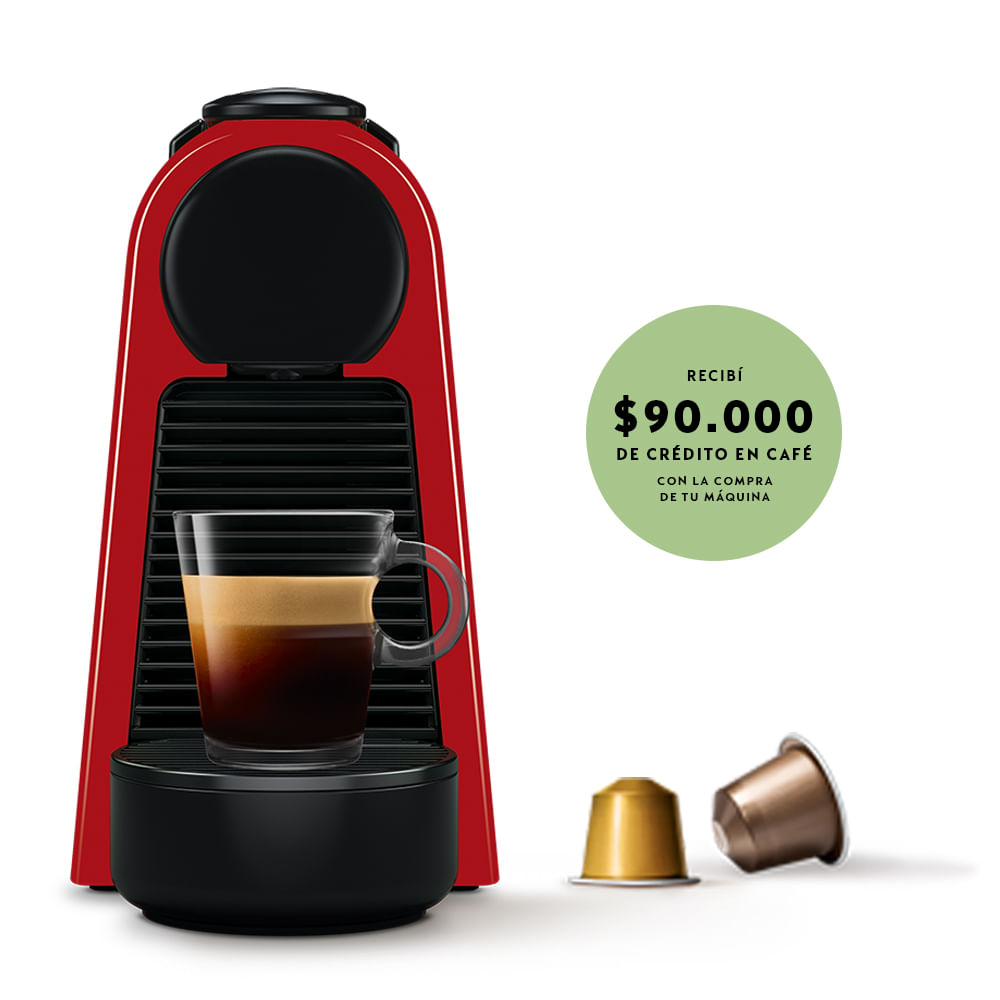 Cafetera Nespresso Essenza Mini D Automática Roja